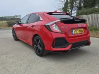 Used Honda Civic SR 129 HP (94 kW) 2017 Red Hatchback