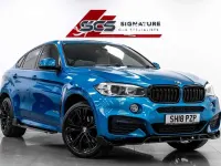 Used BMW X6 M Sport 313 HP (230 kW) 2018 Blue SUV