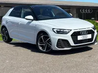 New Audi A1 Sportback S-Line 2026 White Hatchback
