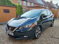 Used Nissan Leaf Tekna 110 kW (150 HP) 2018 Black Hatchback