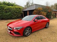 Used Mercedes CLA220 AMG Line Premium Plus 190 HP (139 kW) 2019 Red Sedan