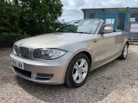 Used BMW 120 Cabriolet Comfort Edition 177 HP (130 kW) 2009 Silver Cabriolet