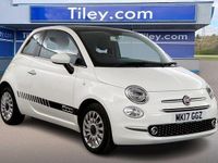 Used Fiat 500 Lounge 69 HP (50 kW) 2017 White Hatchback