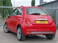 Used Fiat 500 Lounge 69 HP (50 kW) 2019 Red Hatchback