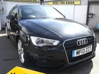Used Audi A3 S-Line 150 HP (110 kW) 2013 Black Hatchback