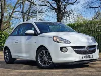 Used Vauxhall Adam Unlimited 87 HP (63 kW) 2018 White Hatchback