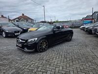Usado Mercedes C220 AMG line 170 HP (125 kW) 2017 Preto Cabrios