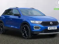 Used VW T-Roc Black Edition 150 HP (110 kW) 2021 Blue SUV