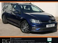 Used VW Golf VII SE 115 HP (84 kW) 2018 Blue Estate