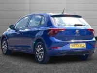 Used VW Polo Life 95 HP (69 kW) 2023 Blue Hatchback