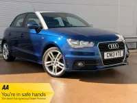 Begagnad Audi A1 Sportback S-Line 2013 Blå Halvkombi