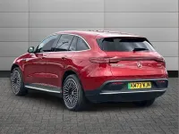 Used Mercedes EQC400 AMG Line Premium 300 kW (408 HP) 2023 Hyacinth red SUV