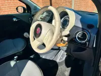Used Fiat 500 Lounge 69 HP (50 kW) 2015 Black Hatchback