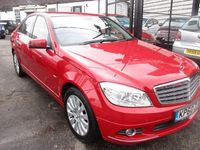 Begagnad Mercedes C180 Elegance 156 HK (114 kW) 2010 Röd Sedan