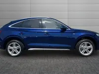 Used Audi Q5 Sportback S-Line 265 HP (194 kW) 2022 Blue SUV