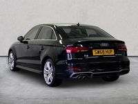 Used Audi A3 S-Line 150 HP (110 kW) 2019 Black Sedan