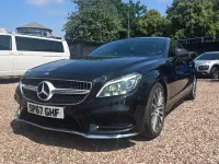 Used Mercedes CLS220 AMG line 177 HP (130 kW) 2017 Black Coupe