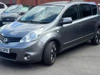 Używany Nissan Note N-TEC 90 KM (66 kW) 2012 Szary Hatchback