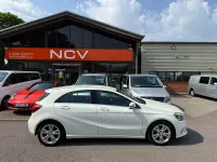 Used Mercedes A160 Executive 102 HP (75 kW) 2016 White Hatchback