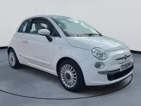Used Fiat 500 Lounge 69 HP (50 kW) 2008 White Hatchback