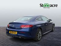 Used Mercedes C200 AMG line 184 HP (135 kW) 2018 Blue Coupe