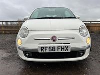 Used Fiat 500 Lounge 69 HP (50 kW) 2008 White Hatchback