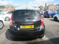 Used Nissan Note Acenta Premium 90 HP (66 kW) 2017 Black Hatchback