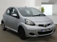 Used Toyota Aygo 68 HP (50 kW) 2011 Silver Hatchback
