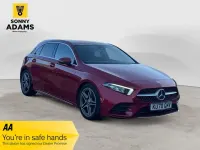 Begagnad Mercedes A200 Executive 163 HK (119 kW) 2020 Röd Halvkombi