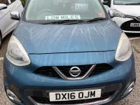 Used Nissan Micra Acenta 80 HP (58 kW) 2016 Blue Hatchback