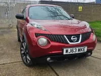 Used Nissan Juke N-TEC 117 HP (86 kW) 2013 Red SUV