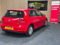 Used VW Golf VII S 105 HP (77 kW) 2014 Red Hatchback