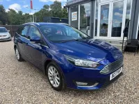 Used Ford Focus Titanium 125 HP (91 kW) 2017 Blue Estate