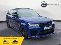 Second-hand Land Rover Range Rover Sport SVR 2018 Albastru SUV