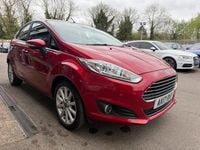 Used Ford Fiesta Titanium 125 HP (91 kW) 2017 Red Hatchback
