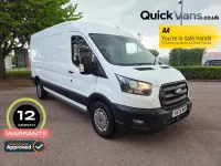 Used Ford Transit 130 HP (95 kW) 2022 White Van