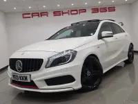 Used Mercedes A250 AMG 211 HP (155 kW) 2013 White Hatchback