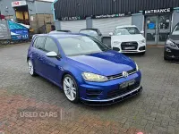 Used VW Golf VII R 2014 Blue Hatchback