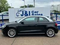 Used Audi A1 S-Line 125 HP (91 kW) 2015 Black Hatchback