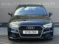 Used Audi A3 Sportback S-Line 2018 Black Hatchback