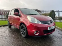 Used Nissan Note N-TEC 88 HP (64 kW) 2013 Red Hatchback