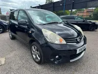 Used Nissan Note N-TEC 110 HP (80 kW) 2011 Black Hatchback