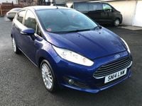 Used Ford Fiesta Titanium 2014 Blue Hatchback