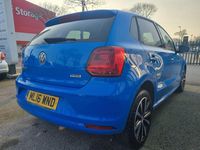 Used VW Polo SE 75 HP (55 kW) 2016 Blue Hatchback