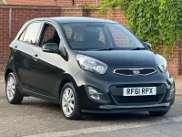 Used Kia Picanto 85 HP (62 kW) 2011 Black Hatchback