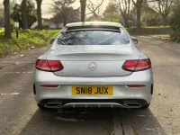 Usado Mercedes C220 AMG Line Premium 2018 Prateado Coupé