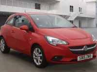 Used Vauxhall Corsa Excite 89 HP (65 kW) 2015 Red Hatchback