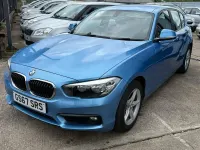 Used BMW 118 Comfort Edition 136 HP (100 kW) 2017 Blue Hatchback