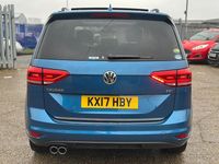 Used VW Touran SEL 150 HP (110 kW) 2017 Blue MPV