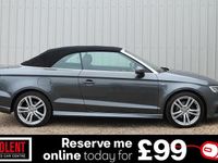 Used Audi A3 Cabriolet S-Line 150 HP (110 kW) 2018 Grey Cabriolet